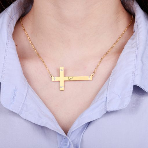 Jesus Cross Necklace by Minimalistbae.com