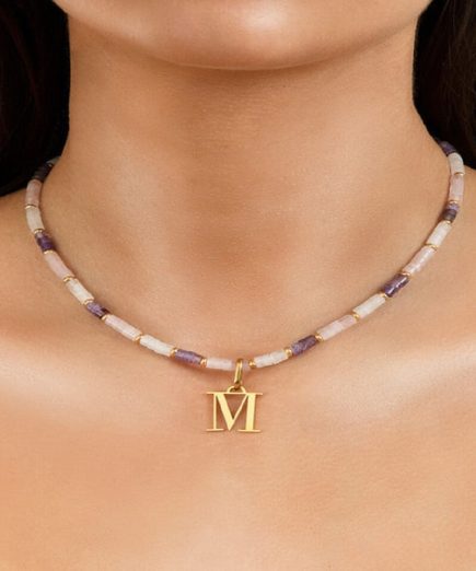 Custom Initial Necklace for moms by minimalistbae.com