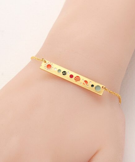 Solar System Bar Bracelet by MinimalistBae.com